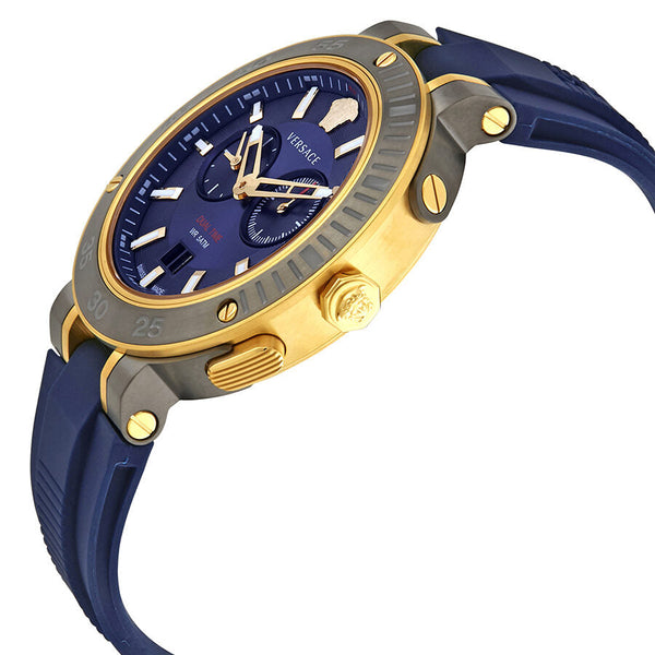 Versace V-extreme Blue Dial Men's Watch VCN010017 - The Watches Men & CO #2