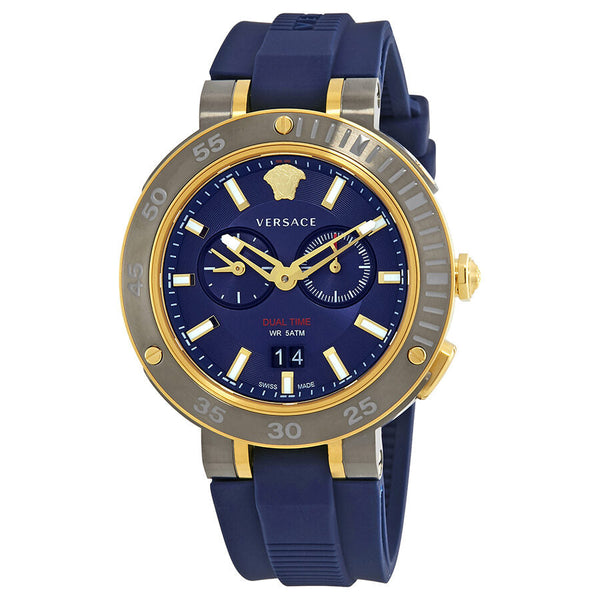 Versace V-extreme Blue Dial Men's Watch VCN010017 - The Watches Men & CO