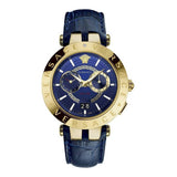 Versace V-Race Quartz Blue Dial Men's Watch - VEBV00219