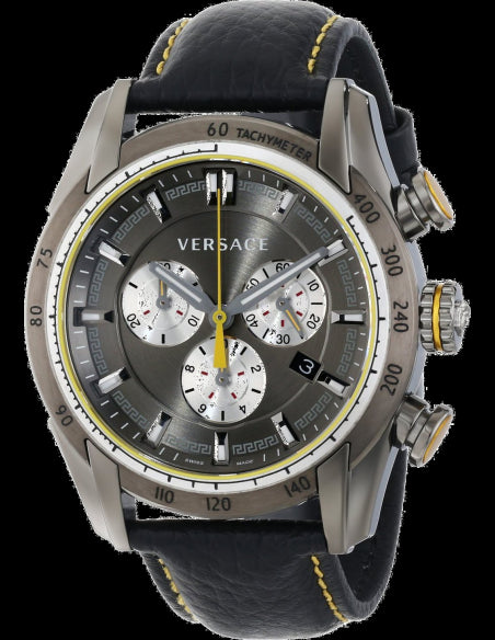 Versace V-Ray Chronograph Grey Dial Men's Watch VDB020014 - The Watches Men & CO #2