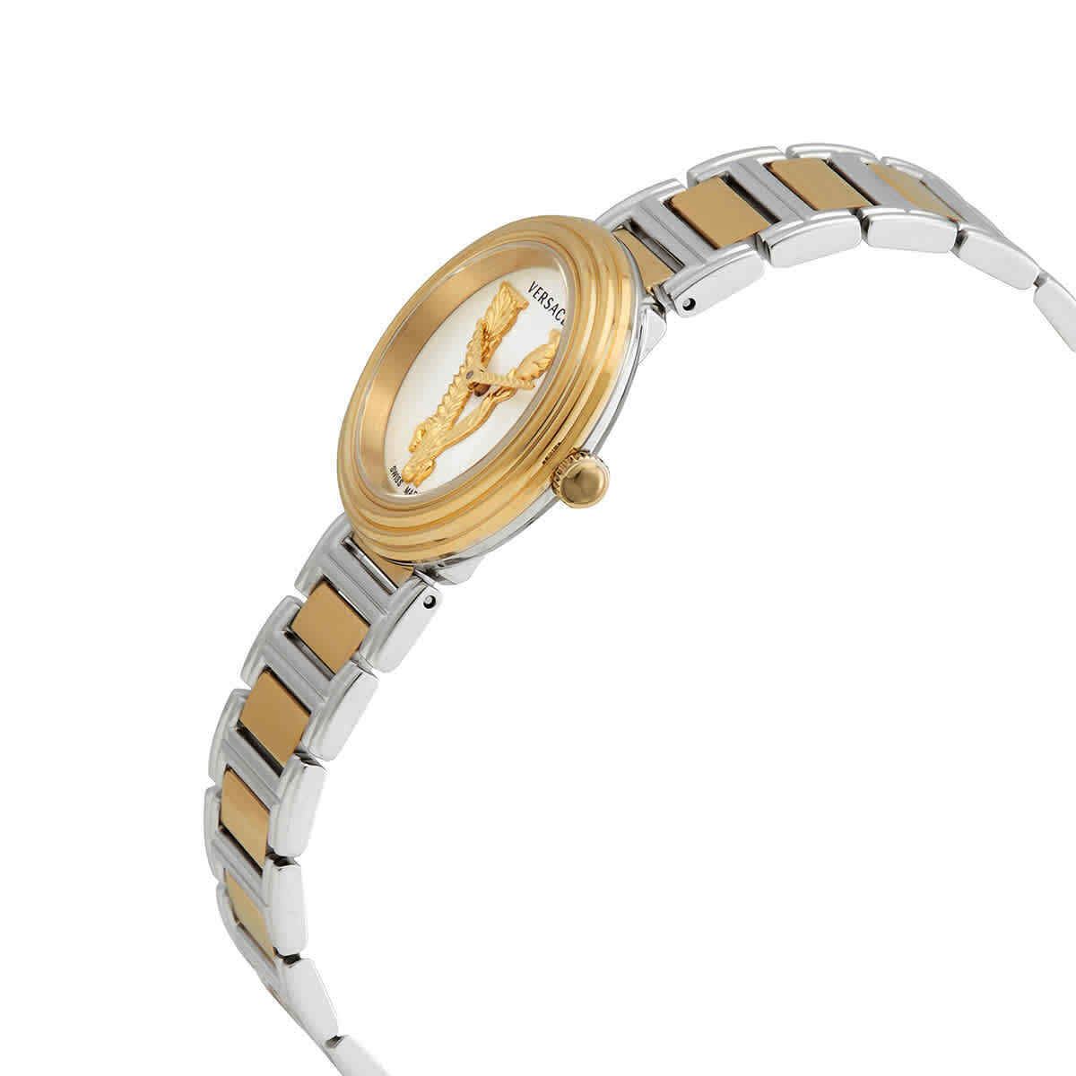Versace Virtus Quartz Silver Dial Ladies Watch VET300721 - Watch