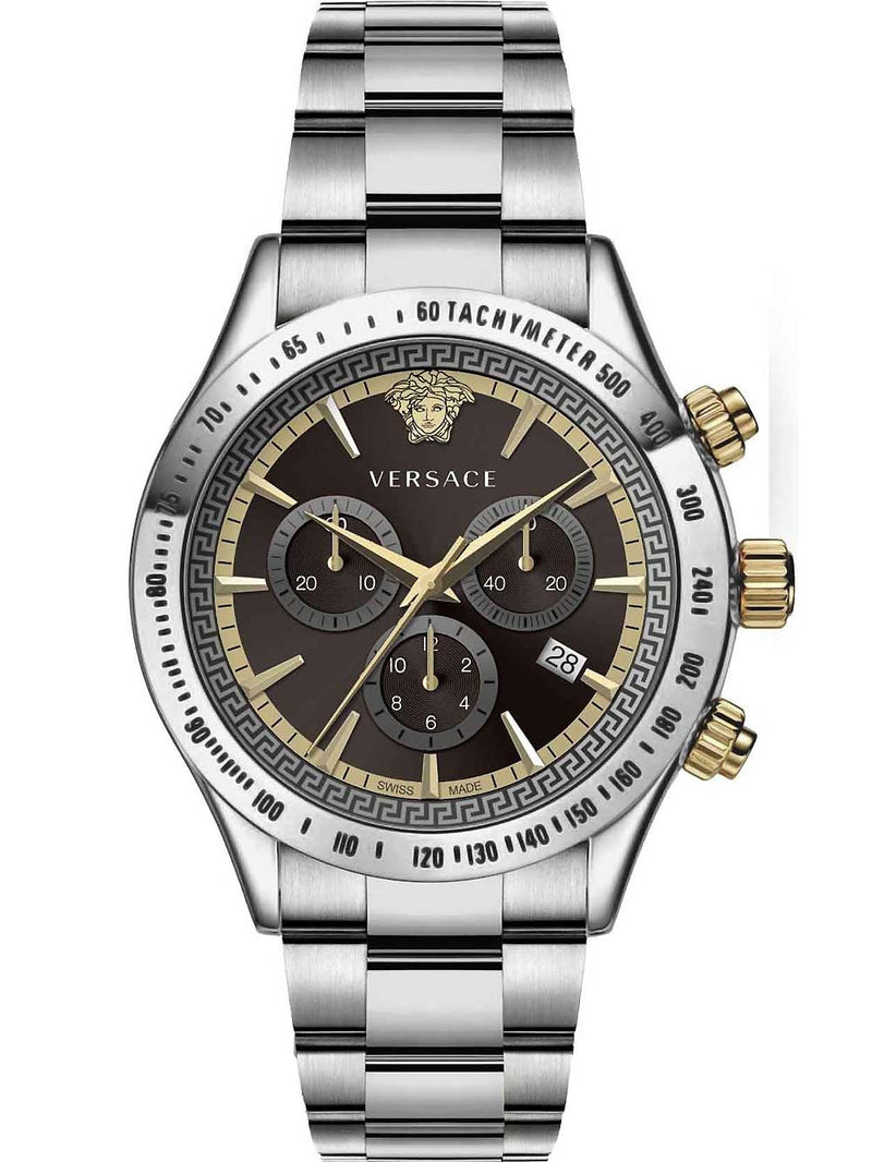 Versace Chronograph Classic Silver Men's Watch  VEV700419 - Watches of Australia