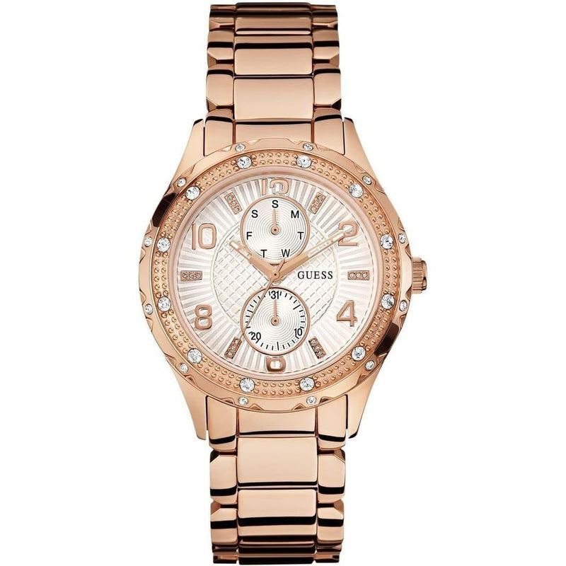 Guess Women's Rose Gold Bracelet Women's Watch  W0442L3 - The Watches Men & CO