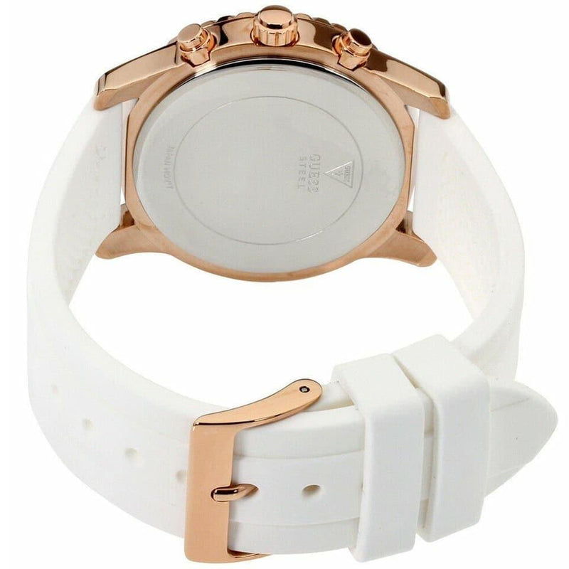 Guess Confetti Crystal Rose Gold-Tone/White Dial Ladies Watch W1098L5