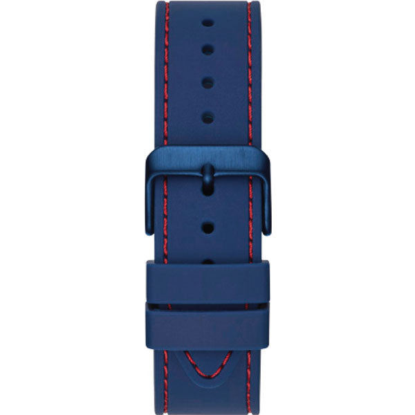 Guess Men's Blue Analog Silicone Band  Men's Watch W1108G1 - The Watches Men & CO #3