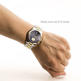 Michael Kors Runway Chronograph Blue Dial Two-Tone Ladies Watch MK6165 - Watches of Australia #6