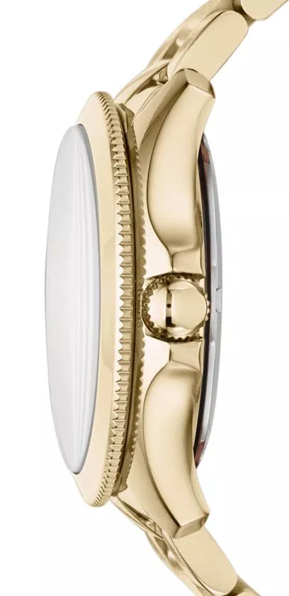 Fossil Cecile Multi-Function Champagne Dial Stainless Steel Women's Watch - AM4510