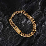 Big Daddy 10mm Gold Cuban Link Bracelet