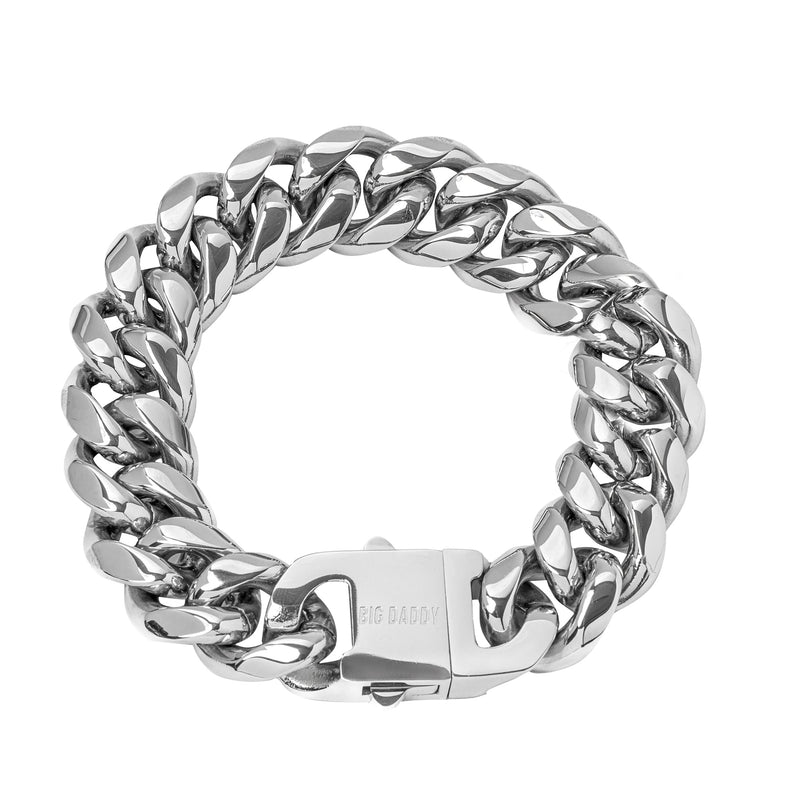 Big Daddy 18MM Cuban Link Stainless Steel Bracelet