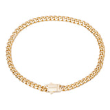 Big Daddy 5MM Cuban Link 18K Gold Bracelet