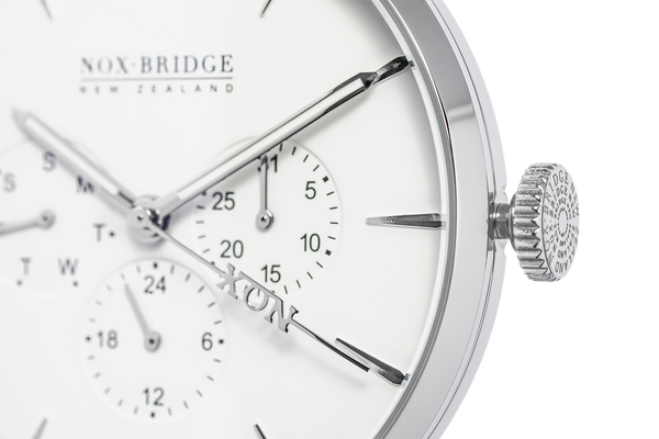 NOX-BRIDGE Classic Alcyone Silver 36MM AS36 - Watches of Australia #2