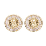 Big Daddy Cluster Baguette Diamond Earring