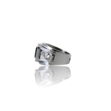 Big Daddy Onyx Silver Ring