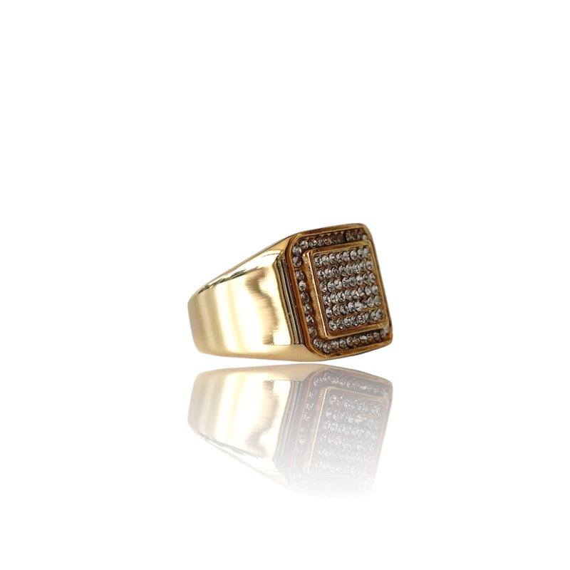 Big Daddy Grandiose Iced Gold Ring