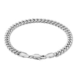 Big Daddy 5mm Cuban Link Silver Bracelet