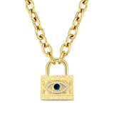 Big Daddy 6mm Padlock Eye Necklace