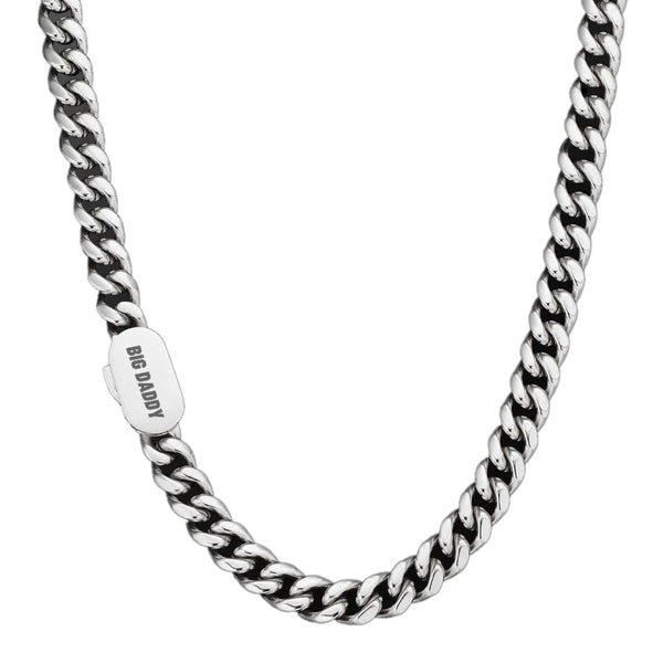 Big Daddy 10mm Miami Cuban Link Silver Chain Watches of Australia