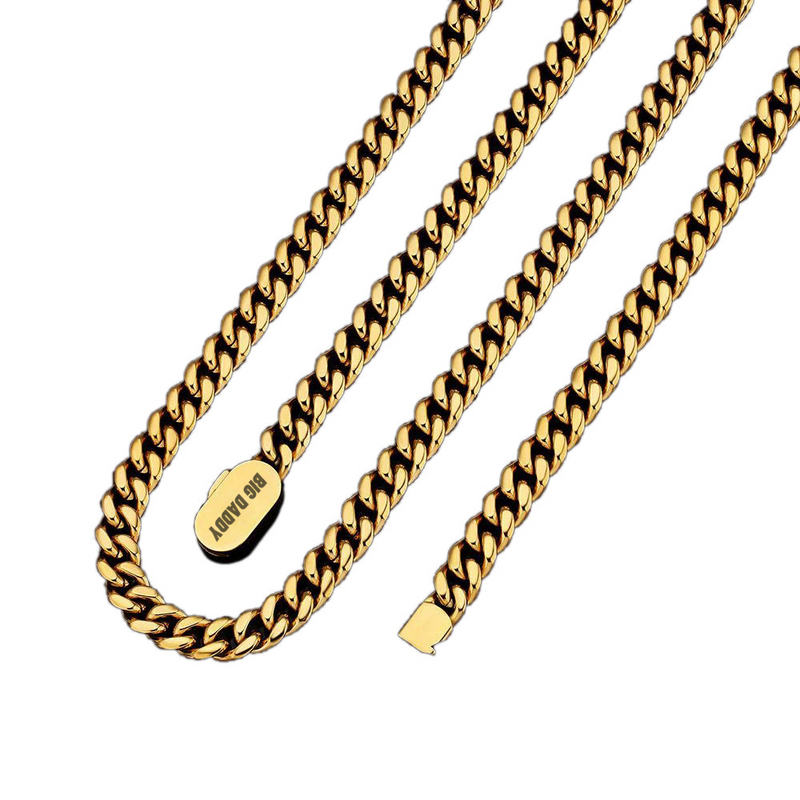 Big Daddy 10mm Miami Cuban Link Gold Chain