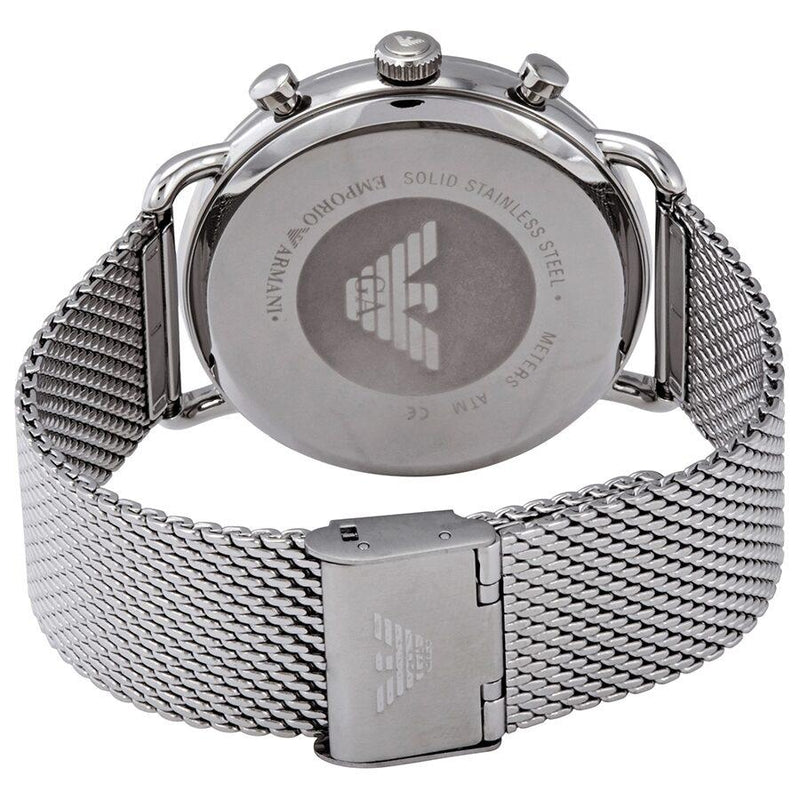 Armani Aviator Chronograph Quartz Black Dial Men's Watch #AR11104 - Watches of Australia #3