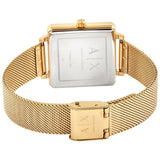 Armani Exchange Lola Quartz Gold Dial Ladies Watch #AX5801 - Watches of Australia #3