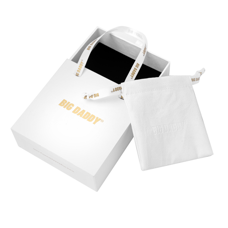 Big Daddy 12mm Gold & Diamond Baguette Link Chain