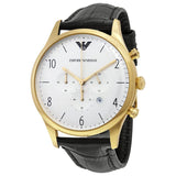 Emporio Armani Classic Chronograph White Dial Men's Watch #AR1892 - Watches of Australia