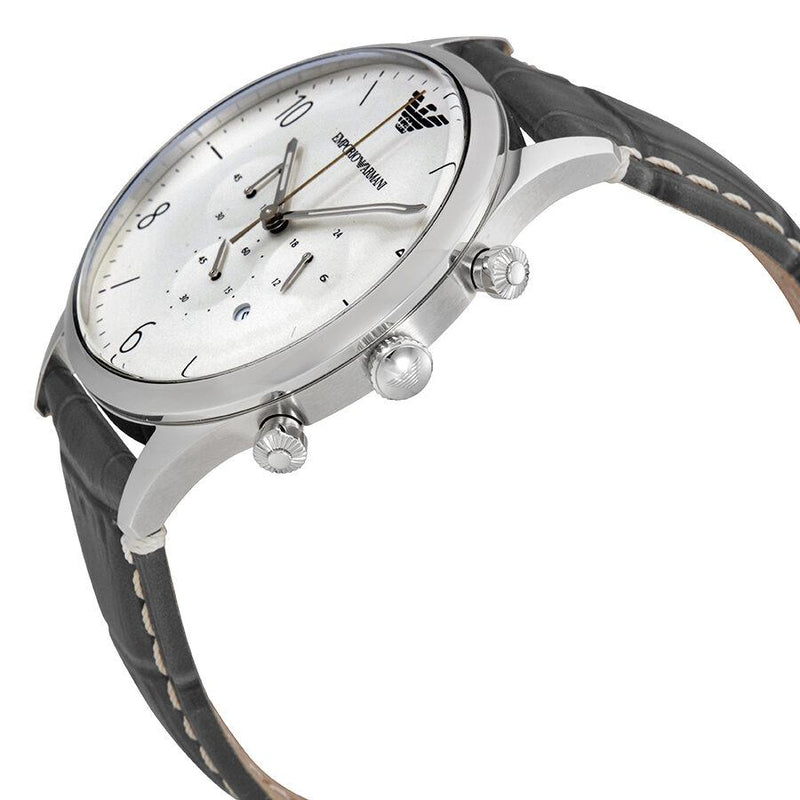 Emporio Armani Classic Silver Dial Men's Chronograph Watch AR1861 - Watches of Australia #2