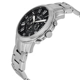 Fossil Grant Chronograph Black Dial Stainless Steel Men's Watch FS4736 - Watches of Australia #2