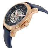 Fossil Grant Automatic Navy Blue Skeleton Dial Men's Watch ME3102 - Watches of Australia #2