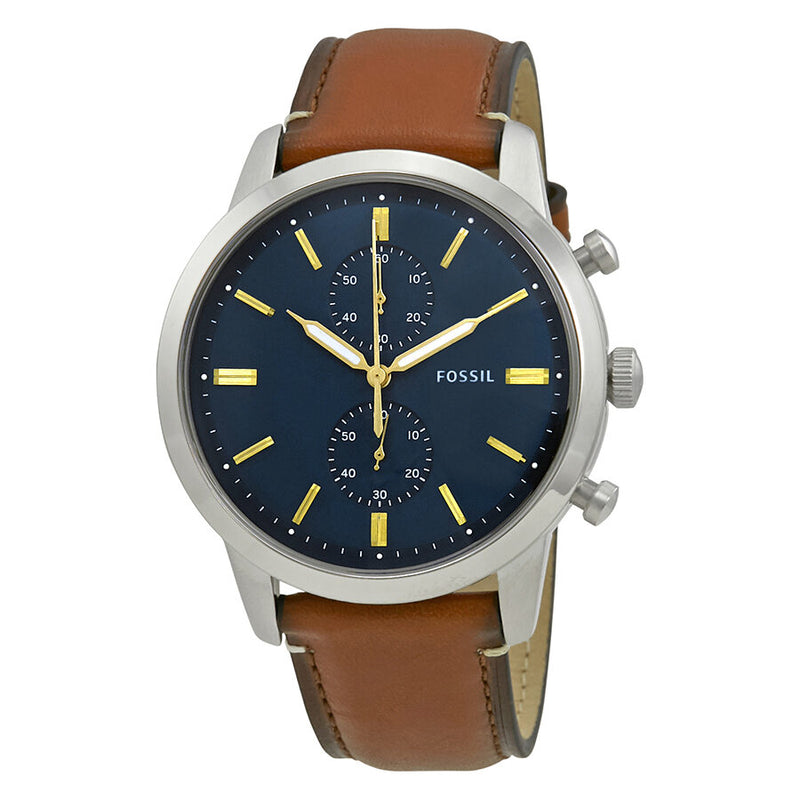 Fossil Townsman Chronograph Blue Dial Men's Watch #FS5279 - Watches of Australia