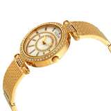 Guess Muse Crystal Silver Dial Ladies Gold-tone Watch W1008L2 - Watches of Australia #2