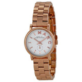 Marc by Marc Jacobs Baker White Dial Rose Gold-plated Ladies Watch MBM3248 - Watches of Australia