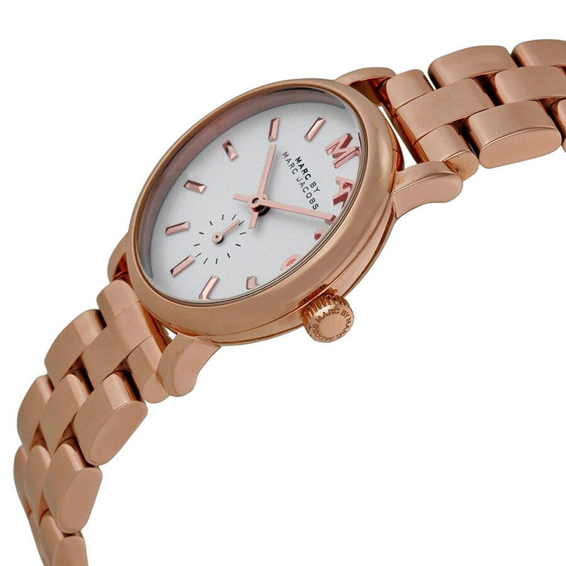 Marc by Marc Jacobs Baker White Dial Rose Gold-plated Ladies Watch MBM3248 - Watches of Australia #2