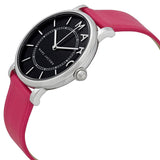 Marc Jacobs Roxy Black Dial Ladies Pink Leather Watch MJ1535 - Watches of Australia #2