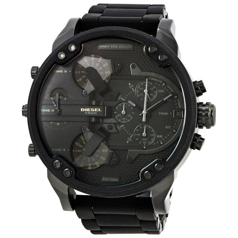 Diesel Mr. Daddy 2.0 Chronograph Black Dial Men's Watch #DZ7396 - Watches of Australia