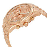 Michael Kors Lexington Chronograph Rose Dial Rose Gold-plated Men's Watch #MK8319 - Watches of Australia #2