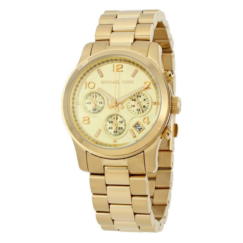 Michael Kors Midsized Chronograph Gold-tone Unisex Watch MK5055 - Watches of Australia