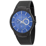 Skagen Chronograph Blue Dial Black Mesh Bracelet Men's Watch 809XLTBN - Watches of Australia